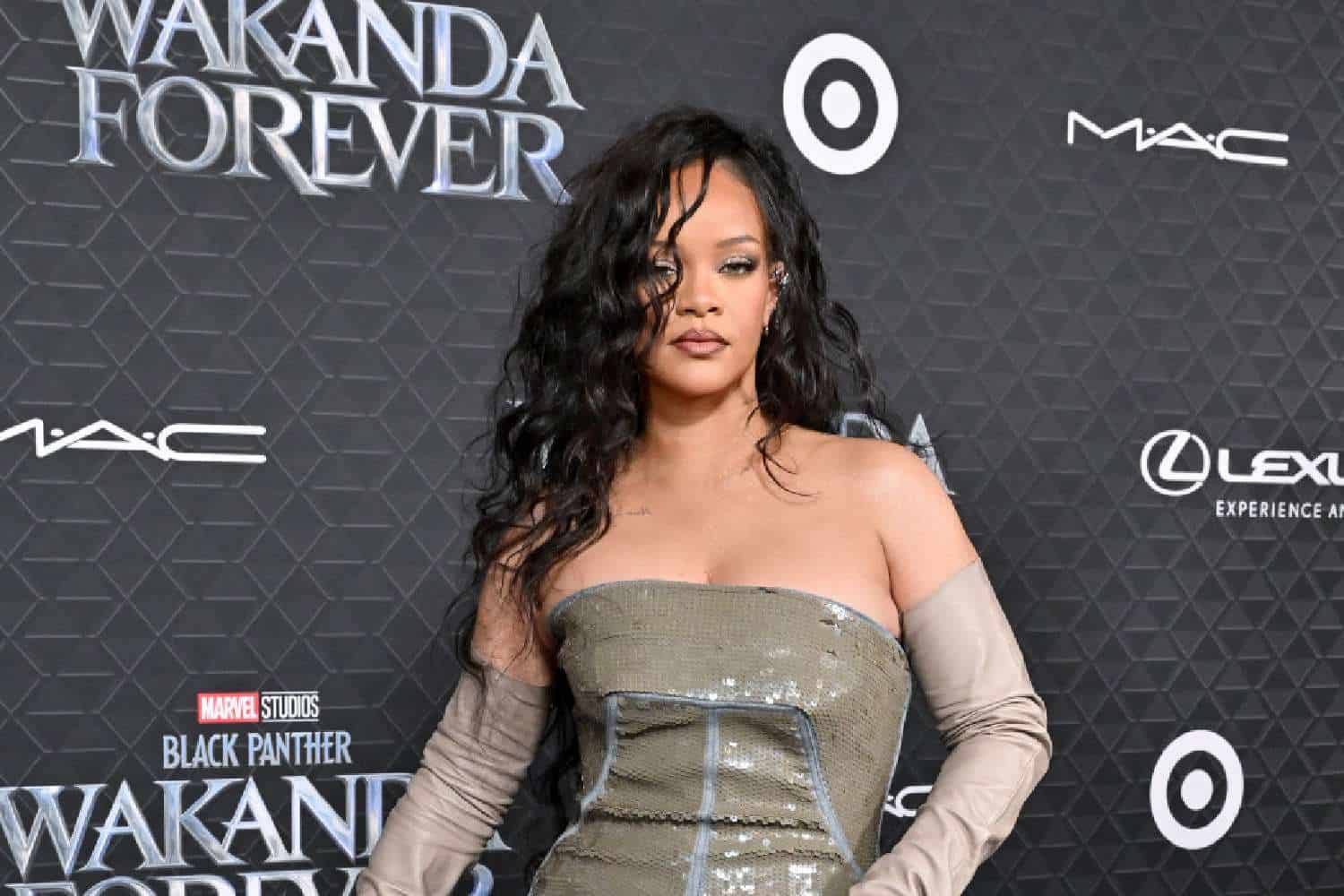 Rihanna at "Black Panther: Wakanda Forever" Movie Premiere