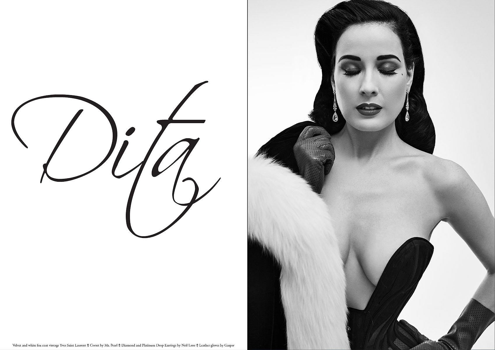 Bwatt Magazine #3 – Dita Von Teese