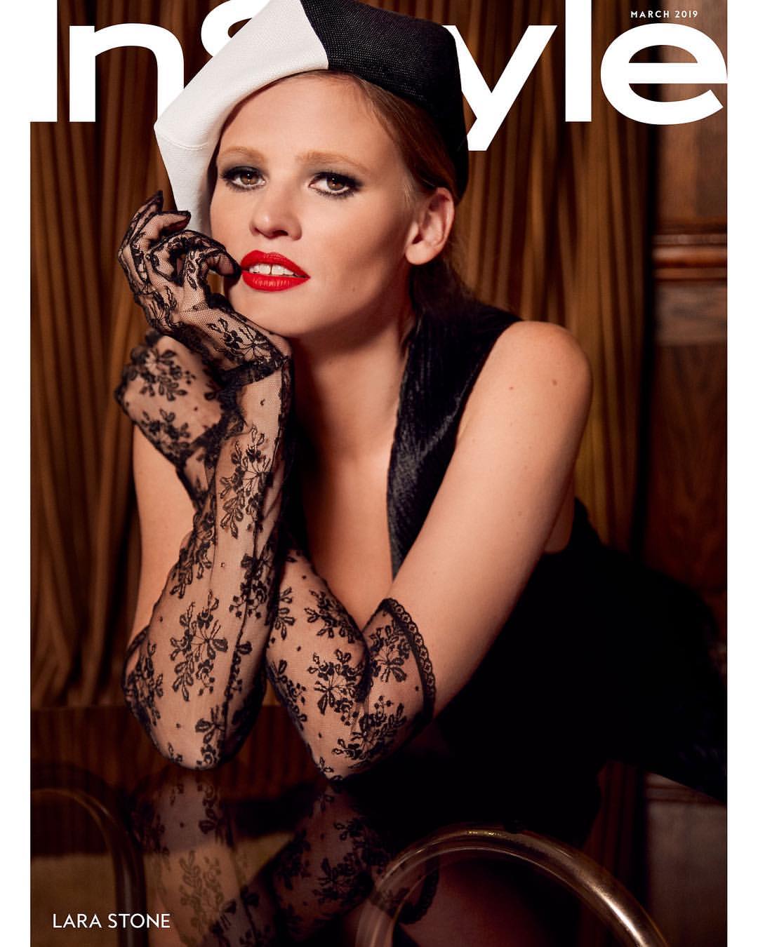 Lara Stone - InStyle Magazine March 2019