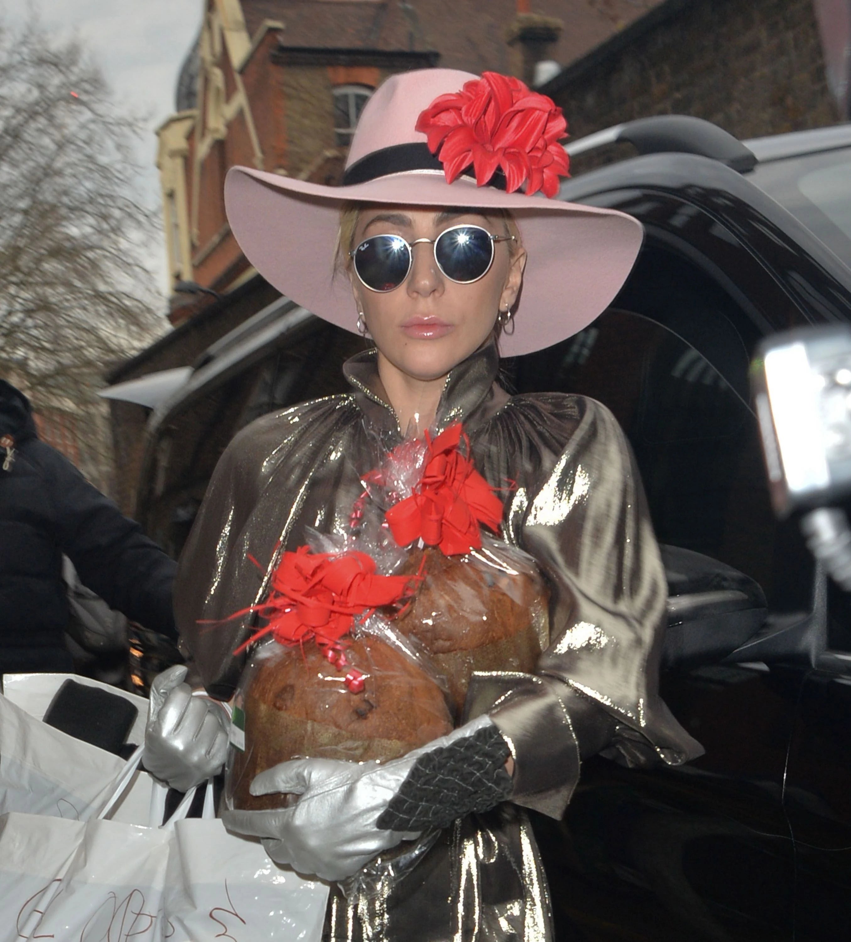Look Who's Wearing Gaspar Gloves - Lady Gaga