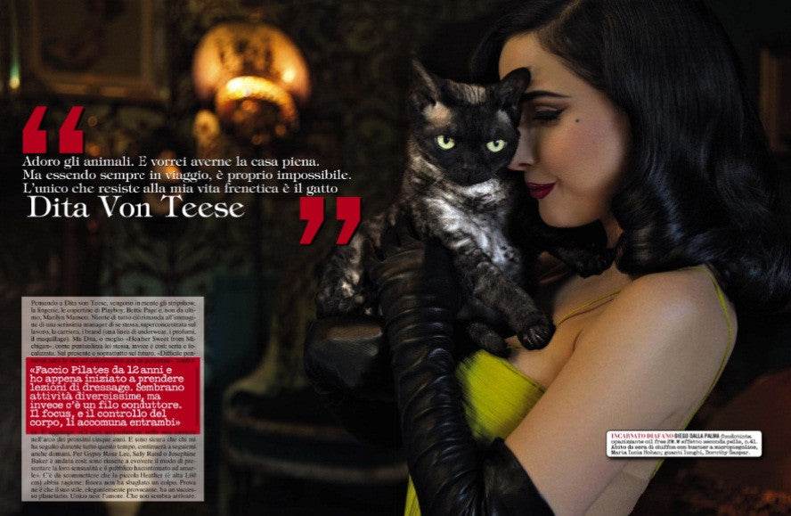 Dita Von Teese – Vogue Italy – November 2013