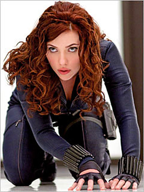 Scarlett Johansson as Black Widow in  Iron Man II