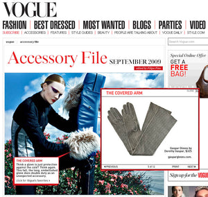 Vogue Covers Arms with Gaspar Gloves
